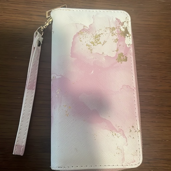NWOT wallet (pink white and gold) - Picture 4 of 4